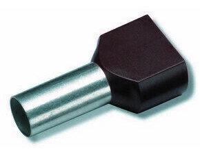 Dutinka lisovací izolovaná dvojitá Cimco 2×1,5 mm2 8 mm 100 ks/bal.