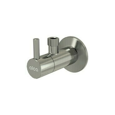 Ventil rohový Alca ARV001-N-P 1/2"×3/8" s filtrem NICKEL-lesk