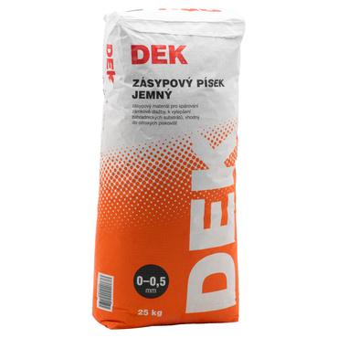 Písek zásypový DEK jemný 25 kg