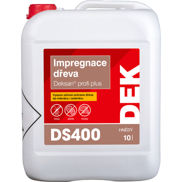 Přípravek impregnační DEKSAN PROFI PLUS hnědý 10 l