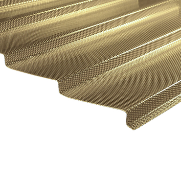 Deska polykarbonátová profilovaná MARLON CSE Diamond Z-TOP 2UV bronz 954×6 000 mm