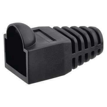Ochrana konektoru RJ45 Emos černá 20 ks/bal.