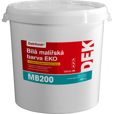 Malba interiérová DEK MB200 EKO bílá, 40 kg