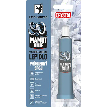 Lepidlo Den Braven MAMUT GLUE Crystal transparentní 25 ml