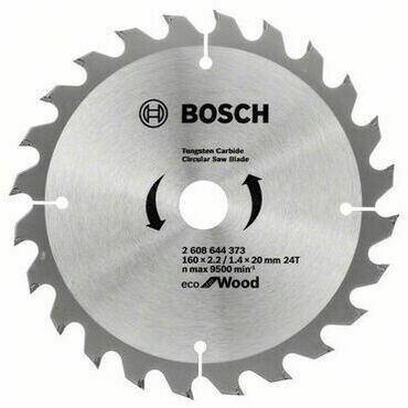 Kotouč pilový Bosch Eco for Wood 160×20×2,2 mm 24 z. 10 ks