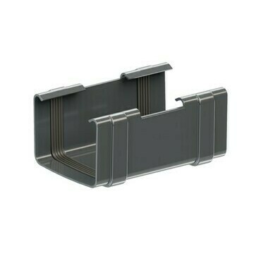 Spojka žlabová hranatá GuttaKROP PVC antracit