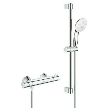 Baterie sprchová termostatická Grohe Grohtherm 800 150 mm chrom, se sprchovou soupravou 34565002