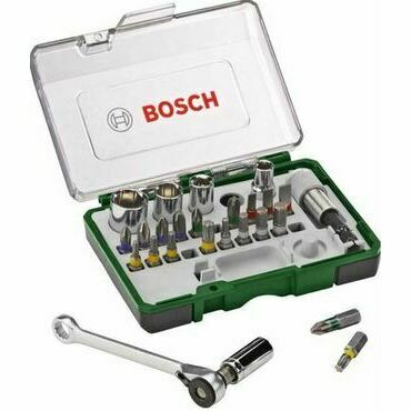Sada šroubovacích bitů s ráčnou Bosch 27 ks