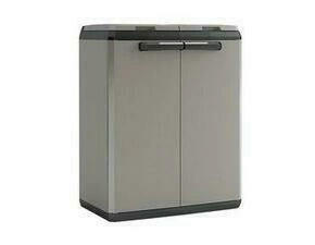 Skříň recyklační Keter Split šedá/černá