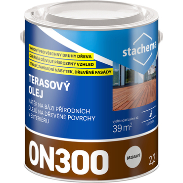 Olej terasový Stachema ON300 antik-šedý 2,2 l