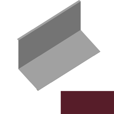 Lemování ke zdi rovnoběžné s okapem RS312S-135 SP 25 2R036 vínová