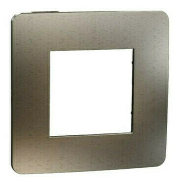 Rámeček Schneider Electric Unica Nová Studio Color jednonásobný černá bronze