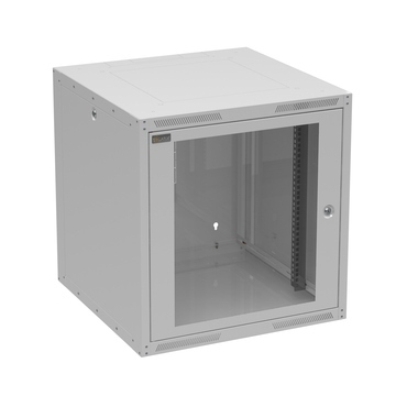 Rozvaděč datový nástěnný 19" Solarix GrandN DUO 12U skleněné dveře