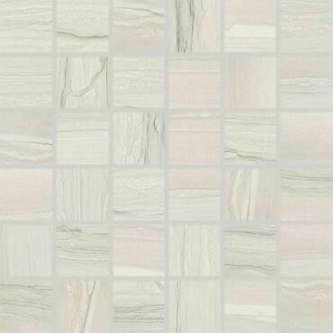 Mozaika Rako Boa 5×5 cm (set 30×30 cm) světle šedá WDM05526