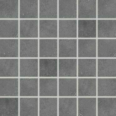 Mozaika Rako Betonico 5×5 cm (set 30×30 cm) černá WDM05792