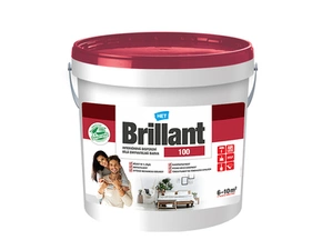 Malba interiérová HET Brillant 100 silky gray 1 l
