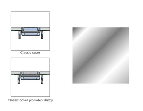 Rošt sprchový Profilpas CLASSIC COVER XPC/60 nerez broušená