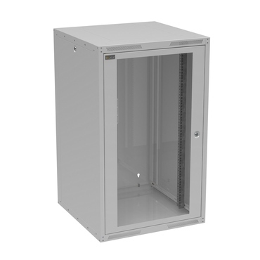 Rozvaděč datový nástěnný 19" Solarix GrandN DUO 20U skleněné dveře