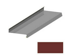 Oplechování římsy RS250A SP 25 RAL 3009 cihlově hnědá