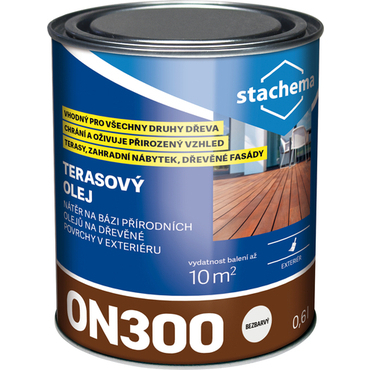 Olej terasový Stachema ON300 / Lignofix TERASOVÝ OLEJ bezbarvý 0,6 l