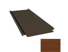 Krytina plechová LINEDEK 485 Rib Imitace 7DSAA světlé dřevo Cut