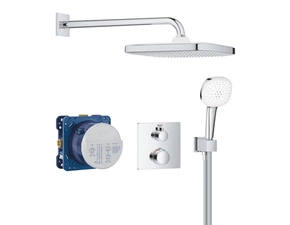 Systém sprchový termostatický Grohe Grohtherm Tempesta 250 Cube chrom