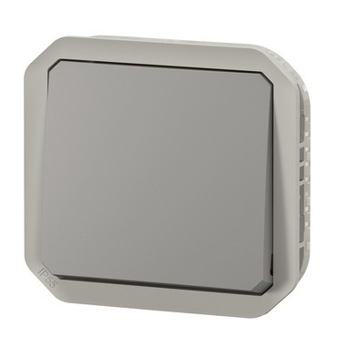 Přepínač střídavý řazení 6 Legrand Plexo šedá