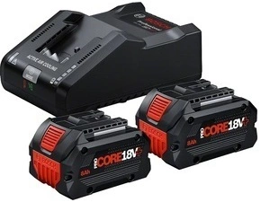 Sada startovací AKU Bosch ProCORE+ 18 V 2× 8 Ah