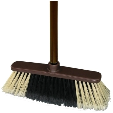Smeták plastový s násadou Kana