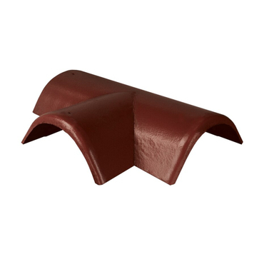 Hřebenáč rozdělovací levý T220 Bramac Protector Plus se dvěma příchytkami červenohnědá