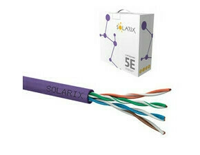Kabel instalační Solarix CAT5e UTP nestíněný LSOH 100 m
