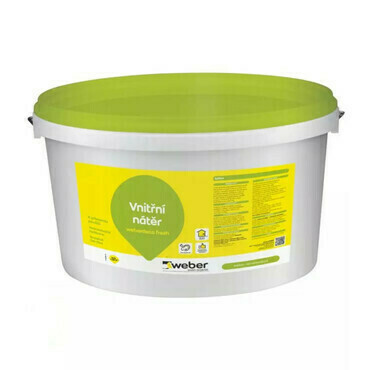 Nátěr vnitřní weberdeco fresh BI00 15 kg
