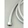 Hadice sprchová Sapho Quadroflex 1208-13 150 cm stříbrná/chrom