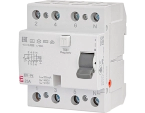 Chránič proudový ETI EFI6-P4 A 25/0.03