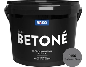 Stěrka dekorativní Roko Betoné P156 Platinum Grey 14 kg