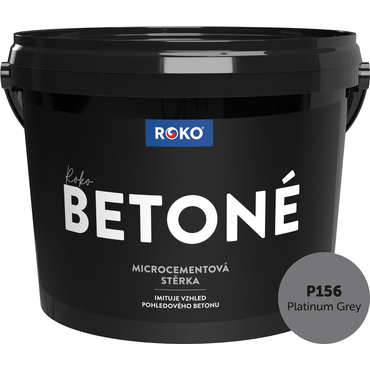 Stěrka dekorativní Roko Betoné P156 Platinum Grey 14 kg