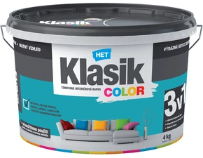 Malba interiérová HET Klasik Color zelený tyrkysový, 4 kg