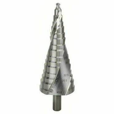 Vrták stupňovitý Bosch HSS 6–38,5×125 mm