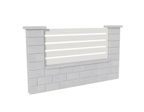 Výplň plotová DEKMETAL TAVOLA 2W690 pure white