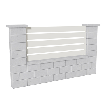 Výplň plotová DEKMETAL TAVOLA 2W690 pure white