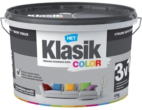 Malba interiérová HET Klasik Color šedý břidlicový, 4 kg