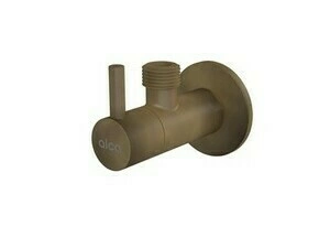 Ventil rohový Alca ARV001-ANTIC 1/2"×3/8" s filtrem bronz-antic