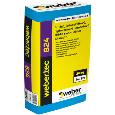 Hmota hydroizolační webertec 824 20 kg