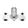 Baterie vanová nástěnná Grohe Euroeco 150 mm chrom s přepínačem 32743001
