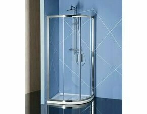 Kout sprchový Polysan Easy 1000×800 mm leštěný hliník/čiré sklo