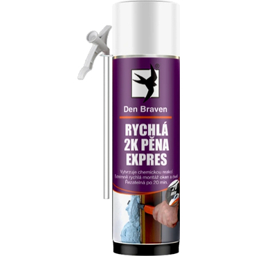 Pěna montážní Den Braven rychlá 2K EXPRES 400 ml