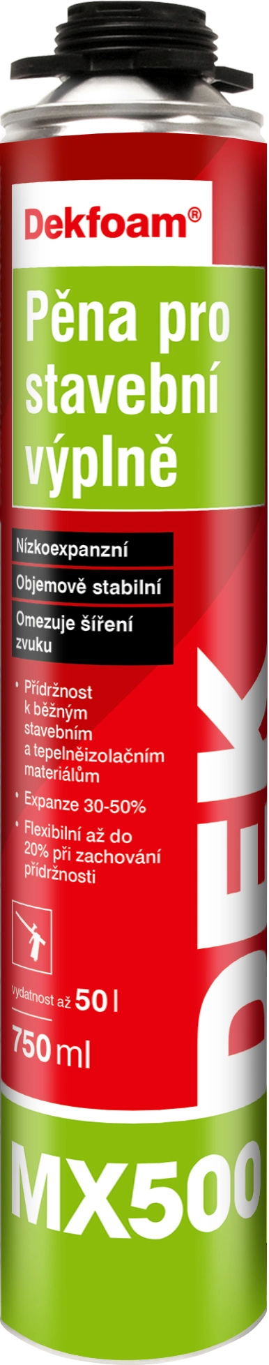DEK Pěna pro stavební výplně DEKFOAM MX500 750 ml