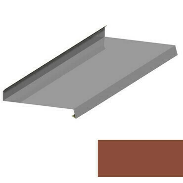 Oplechování římsy RS312A SP 25 RAL 8004 cihlová