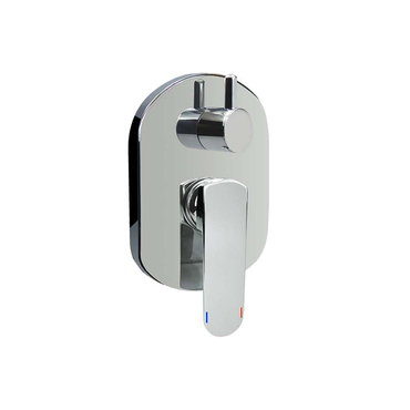 Baterie podomítková Mereo Mada CBQ60106MB s přepínačem chrom oválný kryt