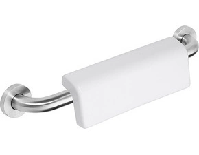 Madlo se zádovou opěrkou Bemeta Help 500 mm k WC s krytkou nerez matný